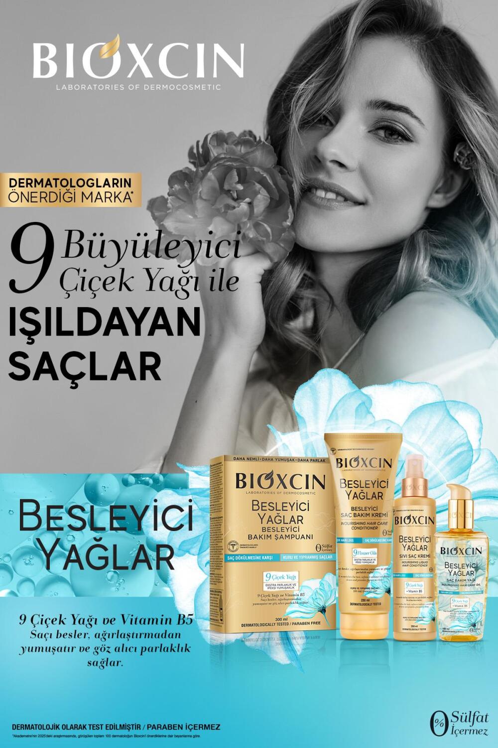 Bioxcin Besleyici Yağlar Şampuan 300ml - 9