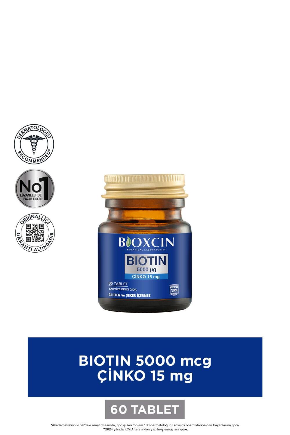 Bioxcin Biotin 5000 mg 60 Tablet + Biotin Şampuan 300 ml - 4
