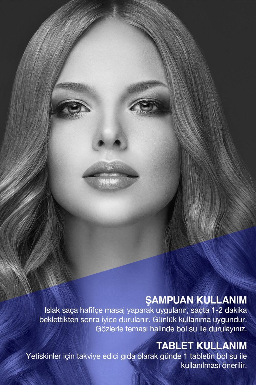 Bioxcin Biotin 5000 mg 60 Tablet + Biotin Şampuan 300 ml - 6