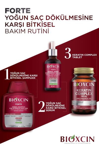 Bioxcin Forte Bitkisel Saç Dökülmesine Karşı Şampuan 3x300 ml - 3