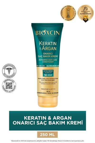 Bioxcin Keratin & Argan Onarıcı Saç Bakım Kremi 250 ml - 2