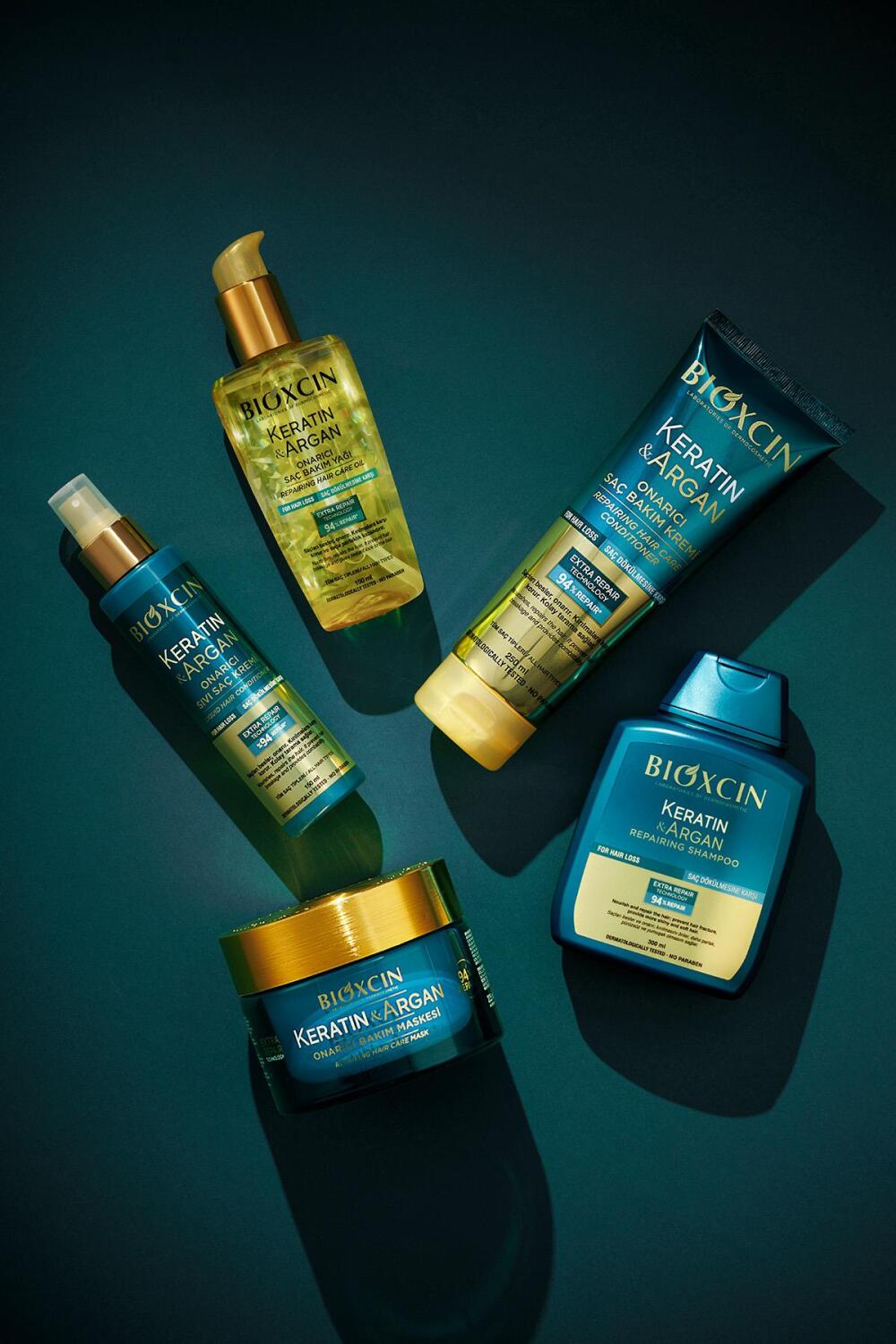 Bioxcin Keratin & Argan Onarıcı Saç Bakım Kremi 250 ml - 3