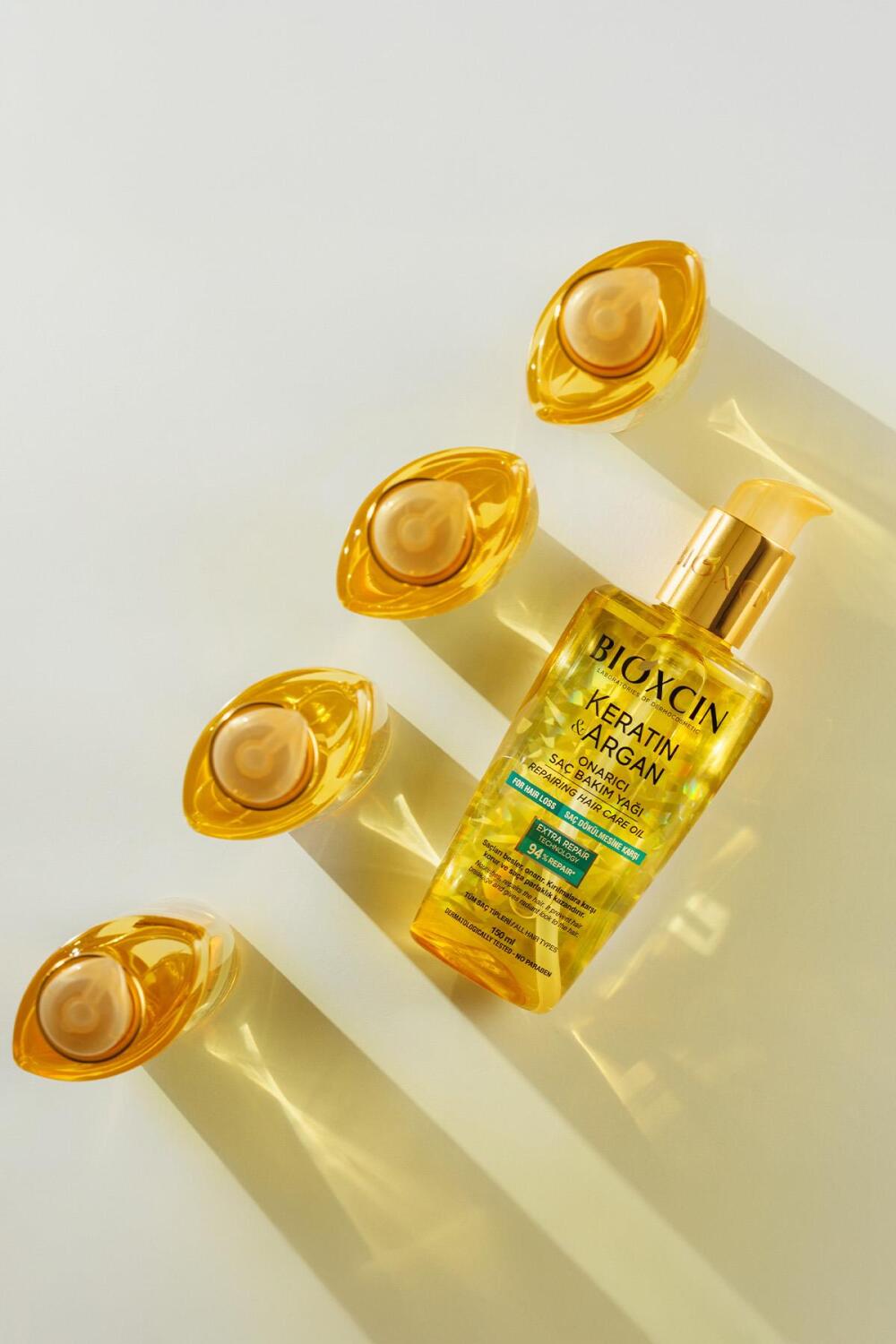 Bioxcin Keratin & Argan Onarıcı Saç Bakım Yağı 150 ml - 4