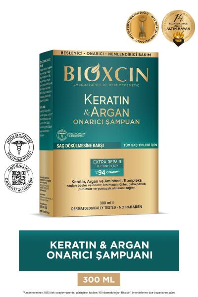 Bioxcin Keratin & Argan Onarıcı Şampuan 300 ml - 2