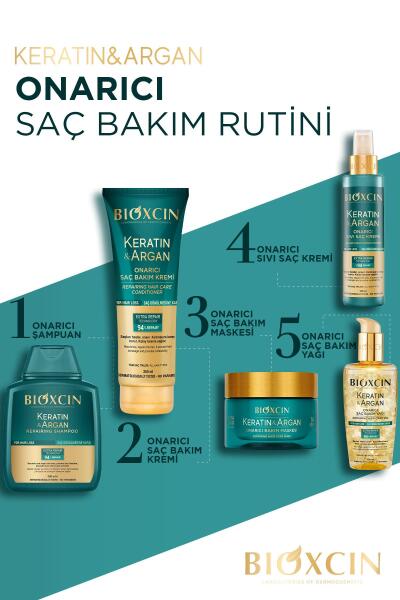 Bioxcin Keratin & Argan Onarıcı Şampuan 300 ml - 8