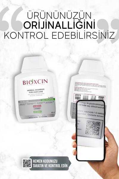 Bioxcin Klasik Bitkisel Yağlı Saçlar için Dökülme Karşıtı Şampuan 3x300 ml - 8