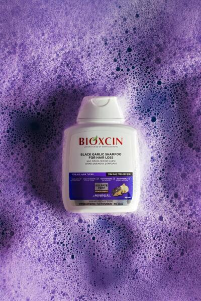 Bioxcin Siyah Sarımsaklı Saç Dökülmesine Karşı Sülfatsız Şampuan 3x300 ml - 8
