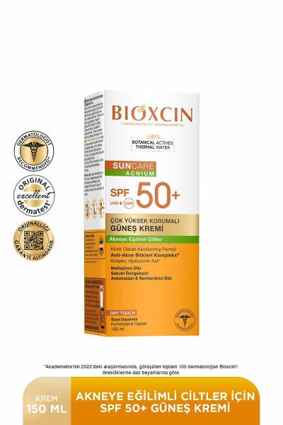 Bioxcin Sun Akneye Eğilimli Cilt Güneş Kremi SPF50 + 150 ml - 3