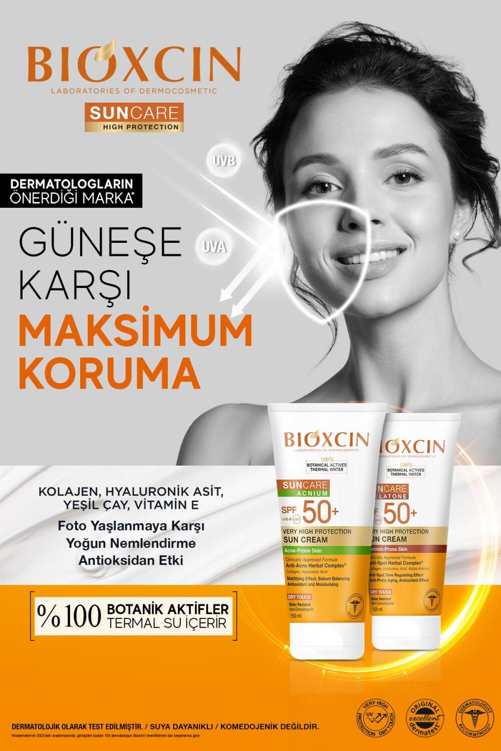Bioxcin Sun Care Lekeye Eğilimli Ciltler İçin Güneş Kremi SPF50+ 150ml - 9