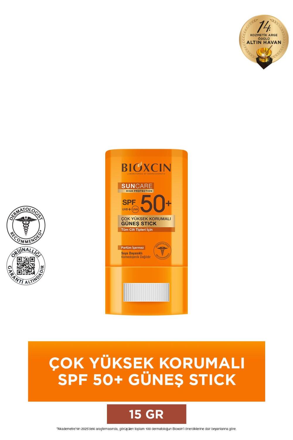 Bioxcin Sun Care Spf 50+ Çok Yüksek Korumalı Güneş Stick 15 gr - 1