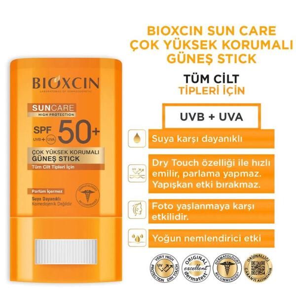 Bioxcin Sun Care Spf 50+ Çok Yüksek Korumalı Güneş Stick 15 gr - 4