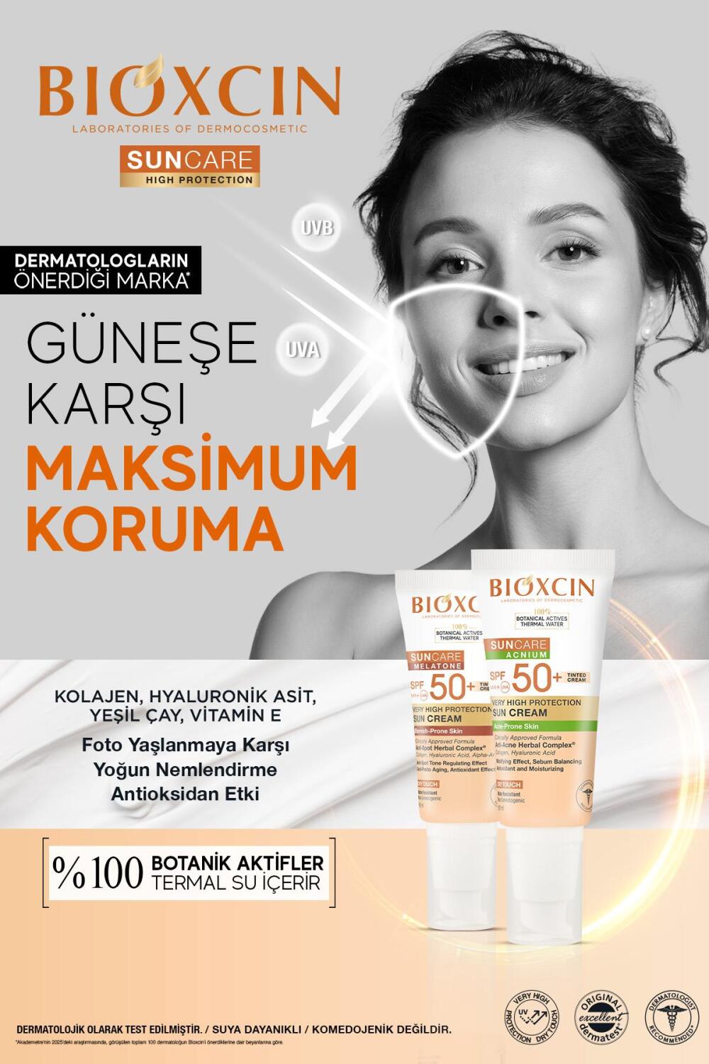 Bioxcin Suncare Acnium Tinted SPF50 Güneş Kremi 50 Ml - 12