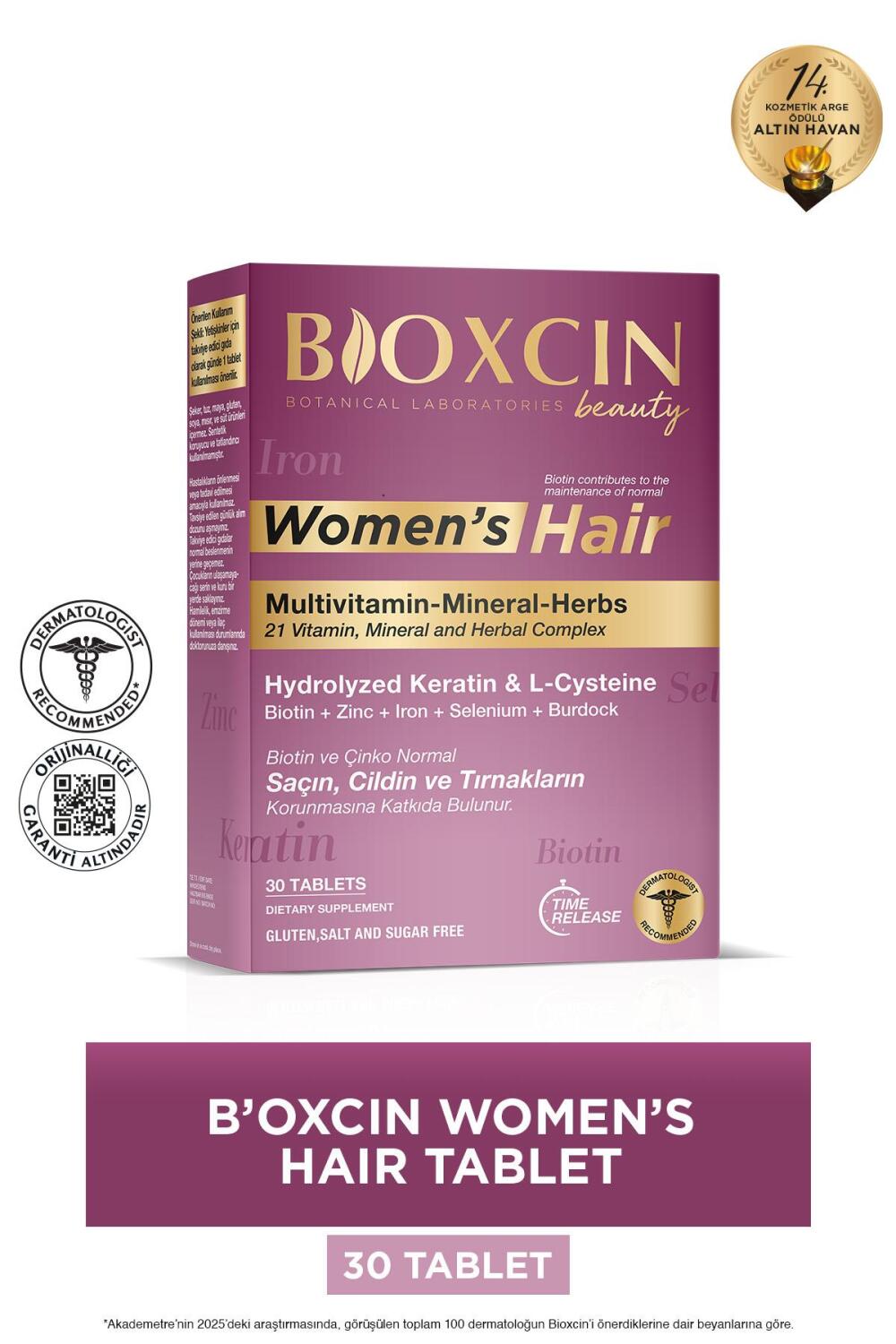 Bioxcin Womens Hair 30 Tablet - 1