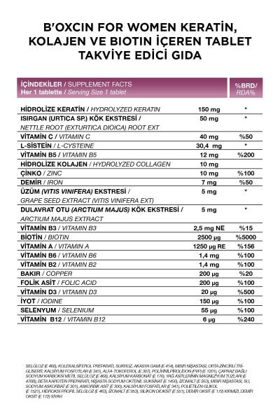 Bioxcin Womens Hair 30 Tablet - 2