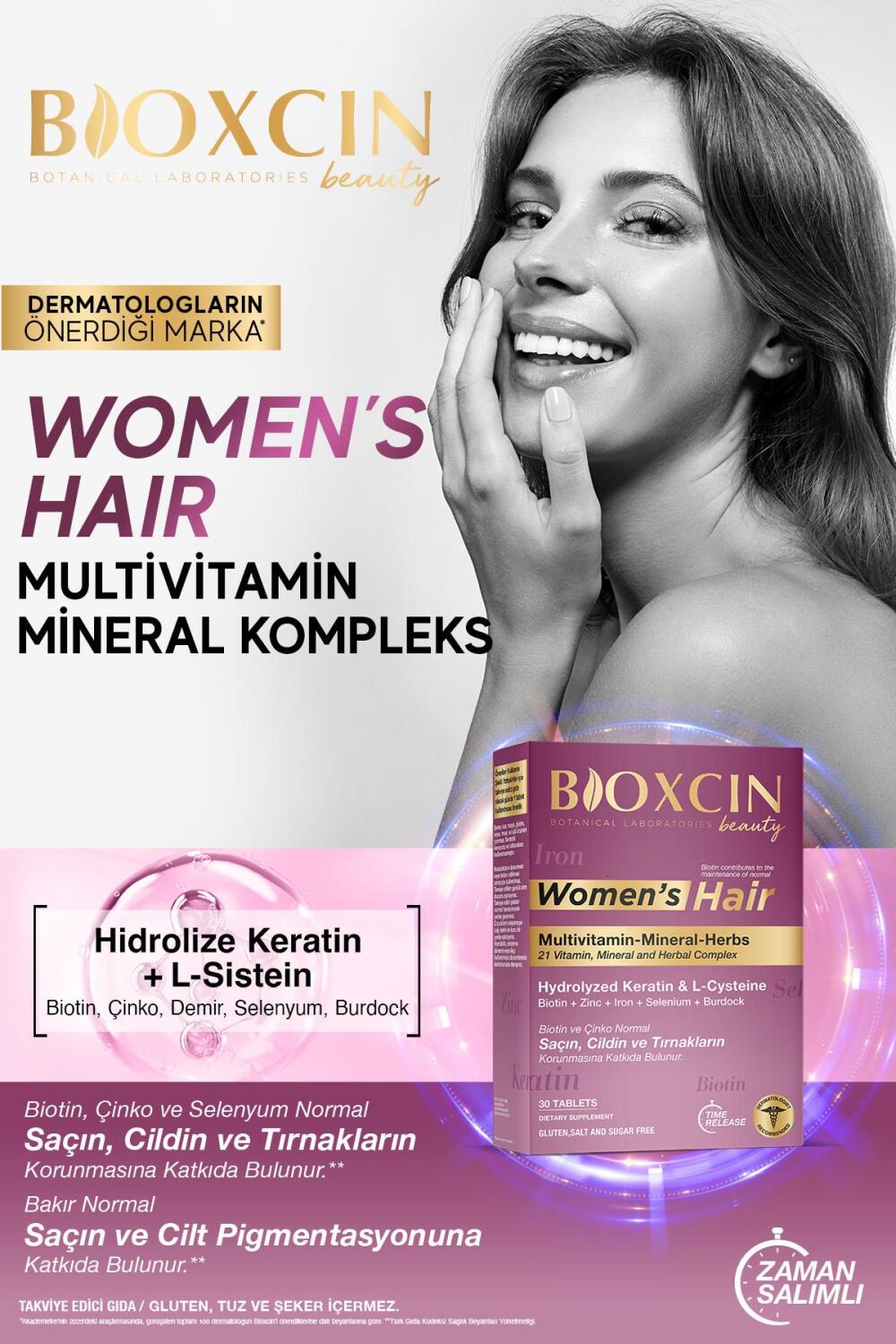 Bioxcin Womens Hair 30 Tablet - 6