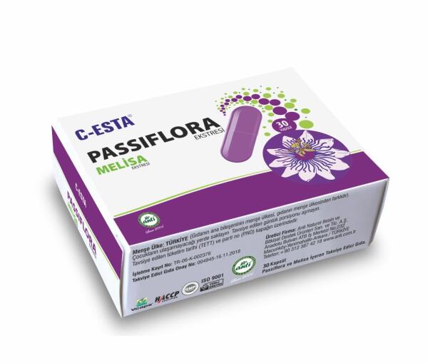 C-Esta Passiflora ve Melisa 30 Kapsül - ANTİ