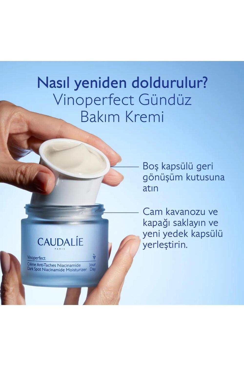 Caudalie Vinoperfect Gündüz Bakım Kremi-yedek kapsül - 2