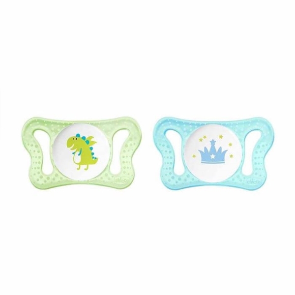 Chicco Emzik Physio Micro Erkek 2'li Silikon 0-2 Ay - CHICCO
