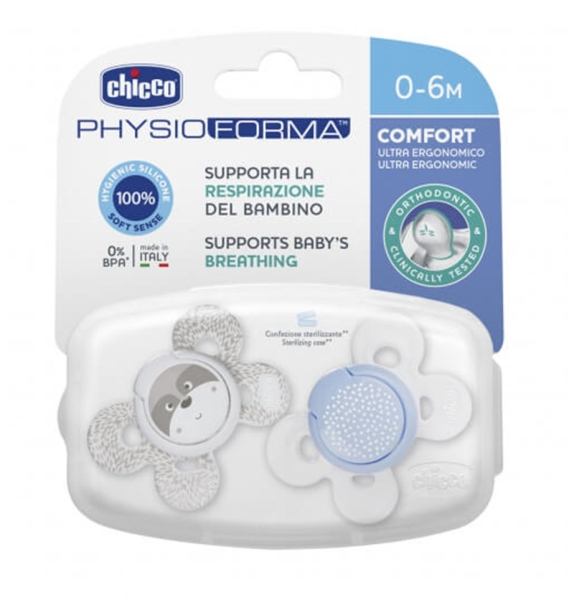 Chicco Physio Comfort Emzik Erkek 0-6 Ay 2li - CHICCO