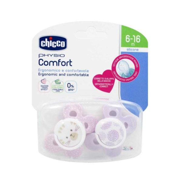 Chicco Physio Comfort Kız 6-16Ay 2Lı - CHICCO