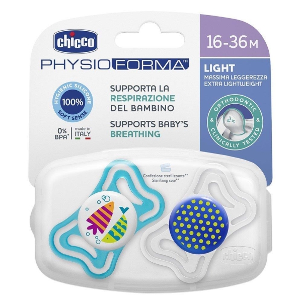 Chicco Physio Light Mavi 16-36 Ay 2’Li - CHICCO
