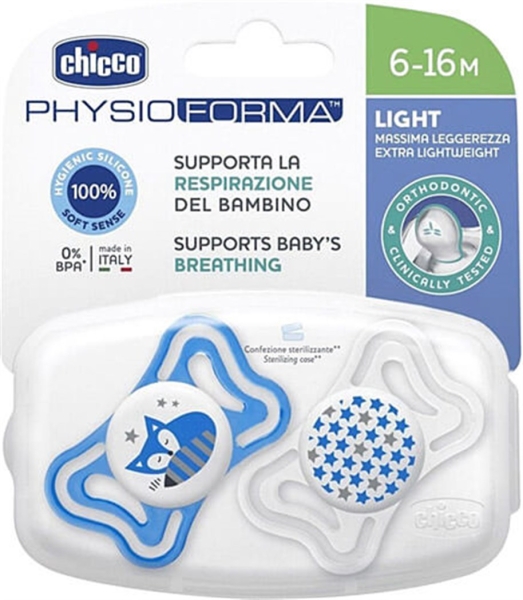 Chicco Physio Light Mavi 6-16 Ay 2'Li - CHICCO
