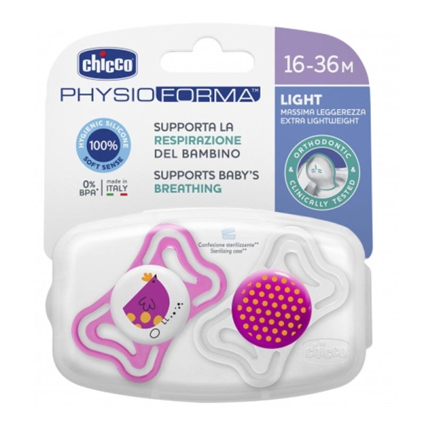 Chicco Physio Light Pembe 16-36 Ay 2’Li - CHICCO