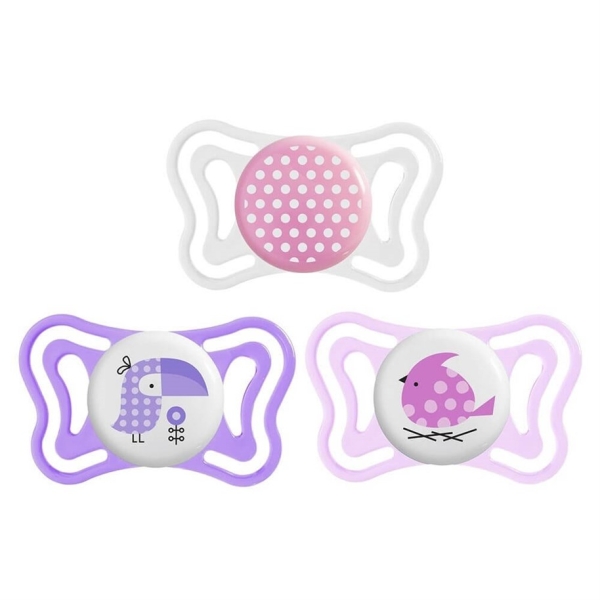 Chicco Physio Light Silikon 2-6 Ay 2'li Pembe Emzik - CHICCO