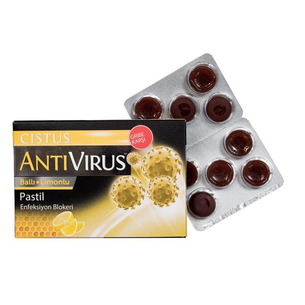 Cistus Antivirus Ballı Limonlu 10 Pastil - GENVEON