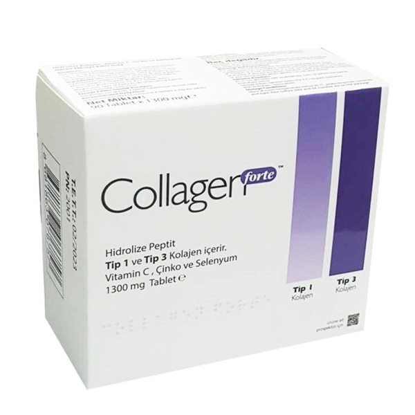 Collagen Forte Takviye Edici Gıda 1300 mg 90 Tablet - FABRIKA