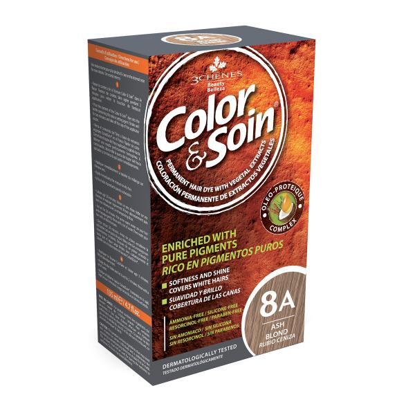 Color Soin Organik 8A Ash Blond Saç Boyası - COLOR SOIN