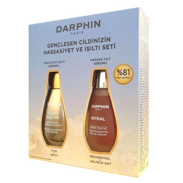 Darphin Işıltı Seti Darphin Eclat Sublime Micro Cilt Bakım Serumu 30 ml + Darphin Intral Inner Youth Rescue Serum 30 ml - DARPHIN
