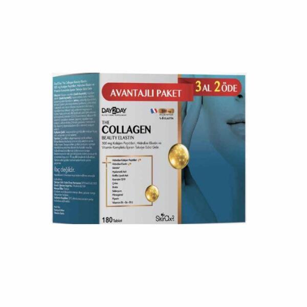 Day2Day The Collagen Beauty Elastin 180 Tablet - DAY2DAY