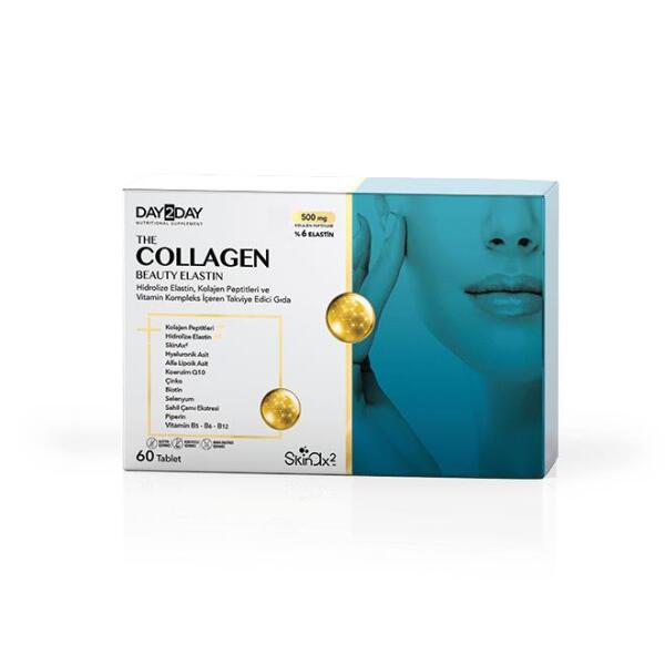 Day2Day The Collagen Beauty Elastin 500 mg 60 Tablet - DAY2DAY