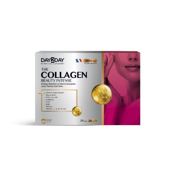 Day2Day The Collagen Beauty İntense 30 saşe 12 gr (Çilek) - DAY2DAY
