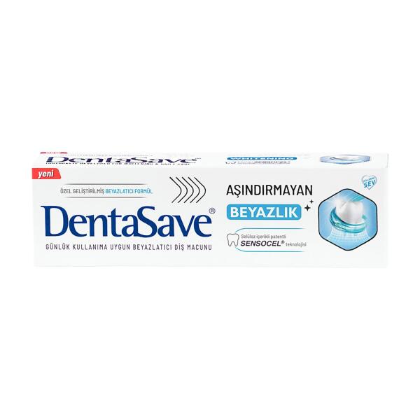 DentaSave Aşındırmayan Beyazlık Diş Macunu 75 ml - KLORHEX