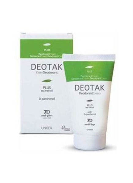 Deotak Plus Tea Tree Oil Deodorant Krem - DEOTAK