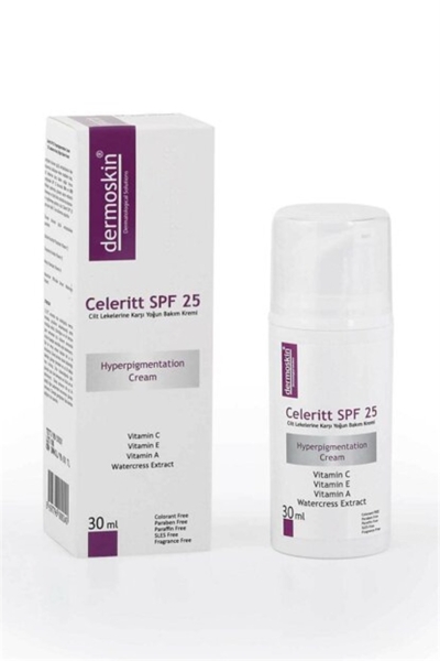 Dermoskin Celeritt SPF 25 Leke Karşıtı Bakım Kremi 30 ml - DERMOSKİN