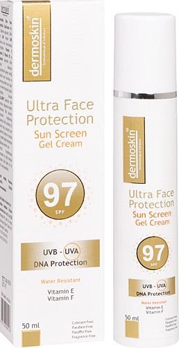 Dermoskin Ultra Face Protection Gel Spf 97 50 ml Yüz için Güneş Koruyucu - DERMOSKİN