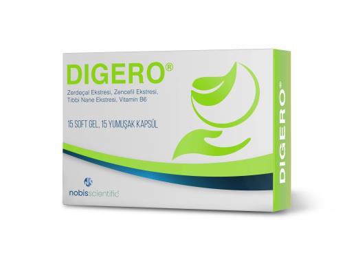 Digero Zerdeçal Ekstresi 15 Kapsül - NOBIS