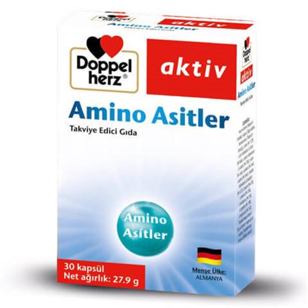 Doppelherz Aktiv Amino Asitler 30 Kapsül - DOPPELHERZ