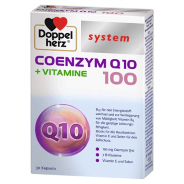 Doppelherz Coenzyme Q10 100 mg + Vitamins 30 Kapsül - DOPPELHERZ
