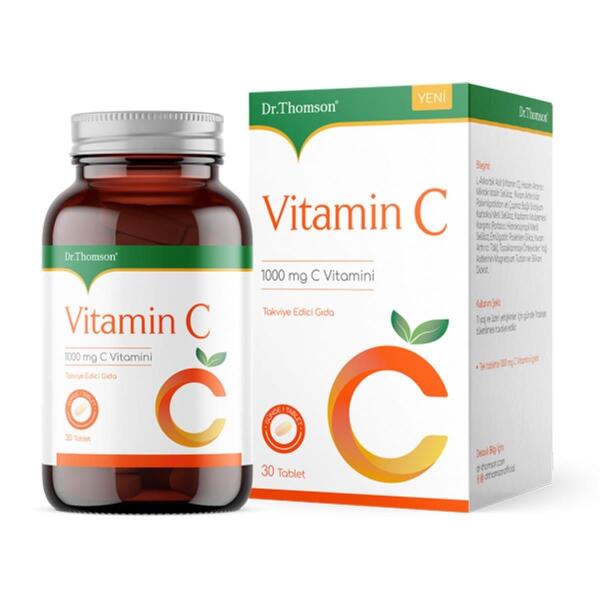 Dr. Thomson Vitamin C 1000 mg 30 Tablet - DR. THOMSON