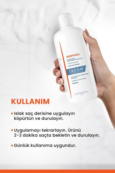 Ducray Anaphase+ Şampuan Saç Dökülmesi Karşıtı Şampuan 400ml - 7