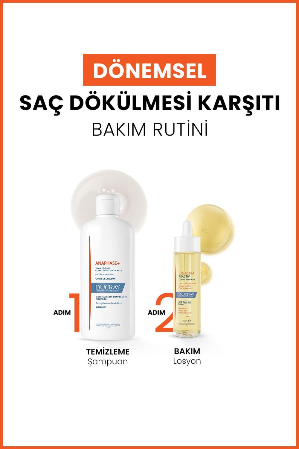 Ducray Anaphase+ Şampuan Saç Dökülmesi Karşıtı Şampuan 400ml - 8