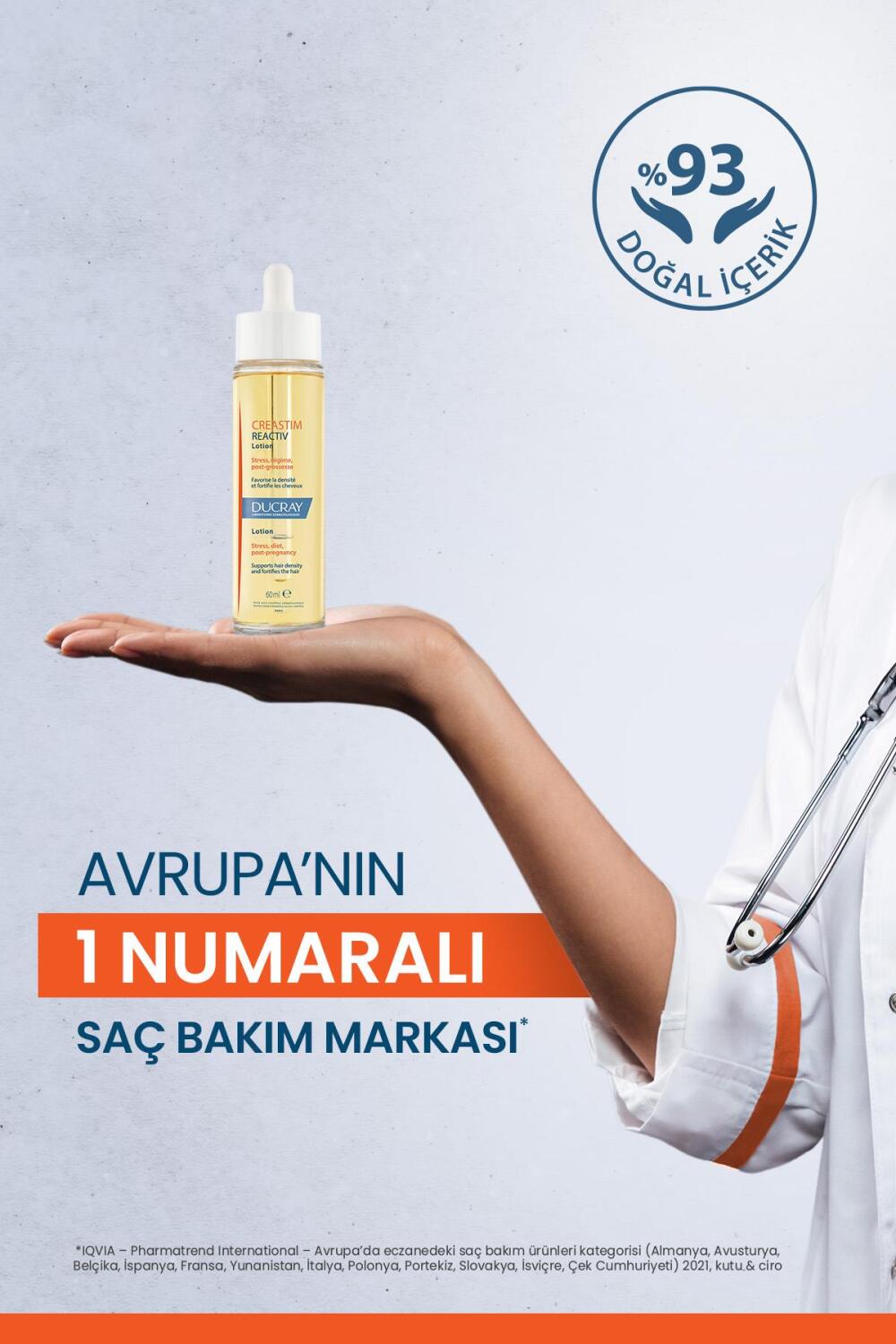 Ducray Creastim Reactiv Saç Dökülmesi Karşıtı Losyon 60ml - 7
