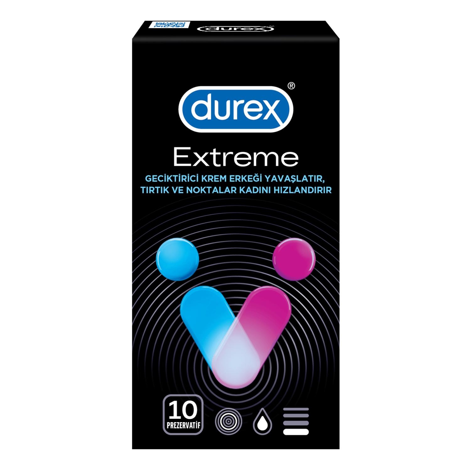 Durex Extreme 10lu Prezervatif - 1