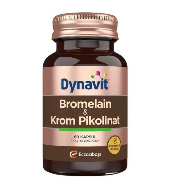 Dynavit Bromelain ve Krom Pikolinat 60 Kapsül - DYNAVIT