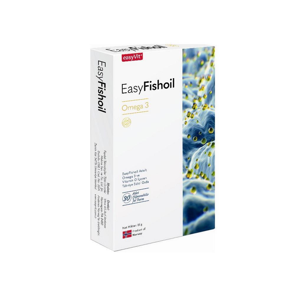 EasyFishoil Omega 3 Yetişkin 30 Tablet - 1