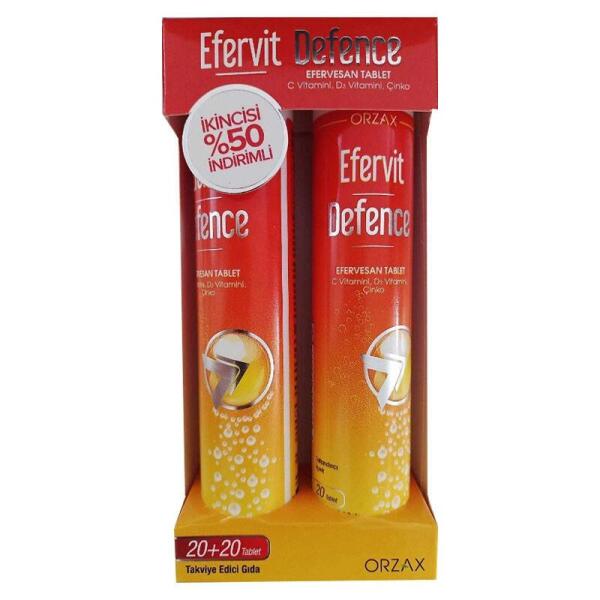 Efervit Defence 20 Efervesan Tablet 2'li - ORZAX